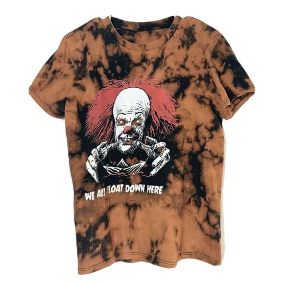 Stephen King IT "We All Float Down Here" Acid Wash - Picture 2 of 5
